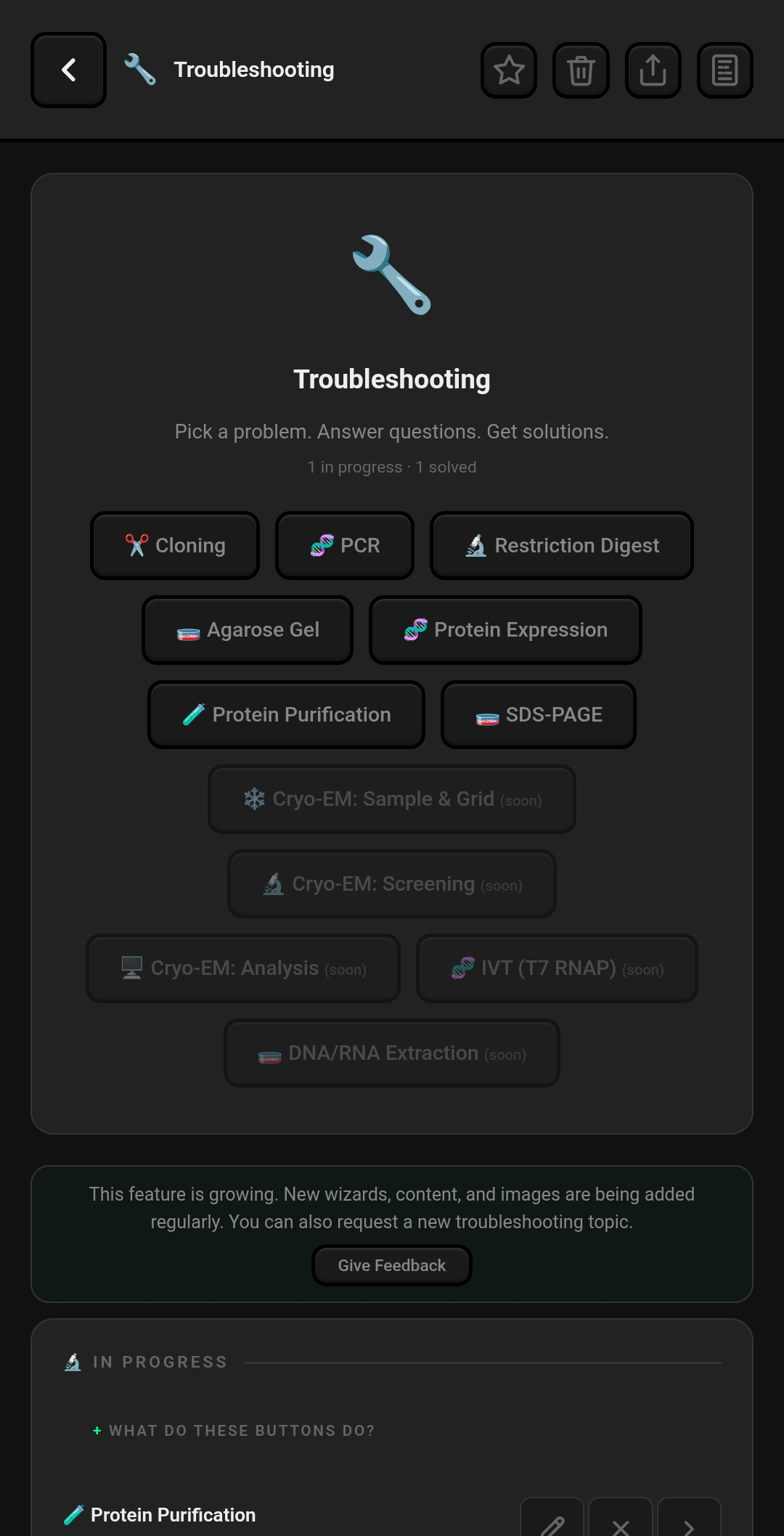 BenchCalc troubleshoot landing